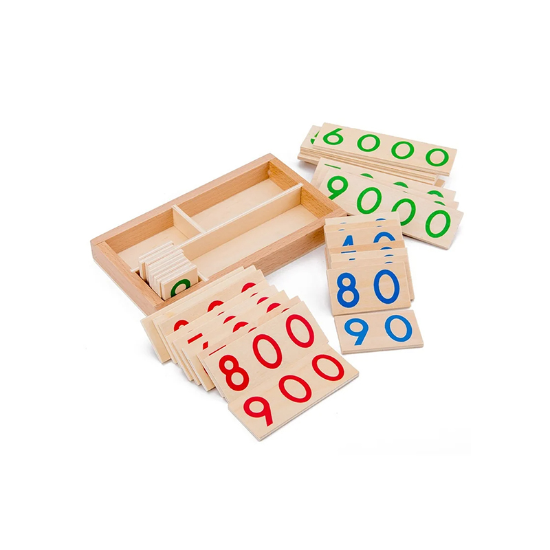 Modulárna drevená súprava Montessori Numeracy