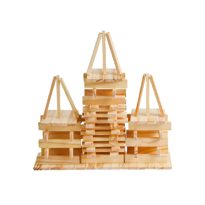 Drevené stavebné kocky Stack Nature