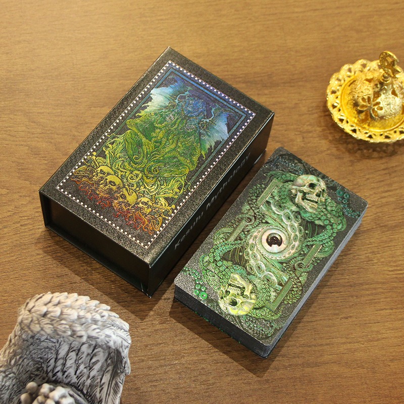 Mystická zelená a zlatá edícia - Tarotové karty Kesulu Mythology