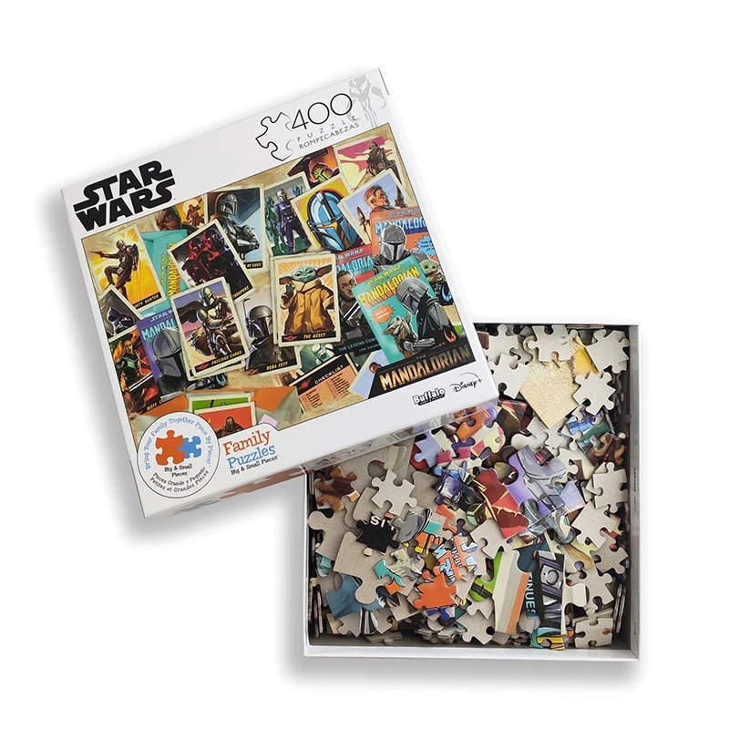 Viacfarebná sada puzzle – kolekcia klasických doplnkov pre skladačky