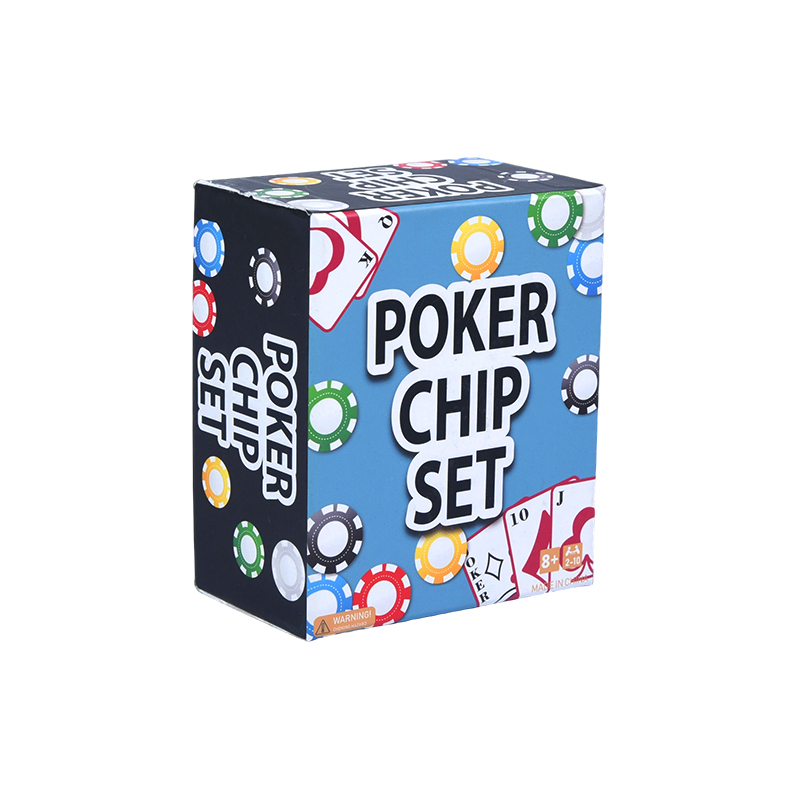 Kompletné s farebnými žetónmi, hracími kartami a súpravou pokerových žetónov