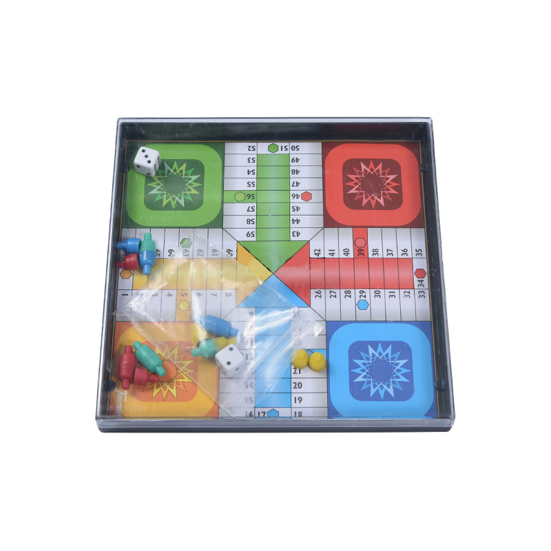 Edícia prenosného plastového kufríka Klasický lietajúci šach (Ludo).