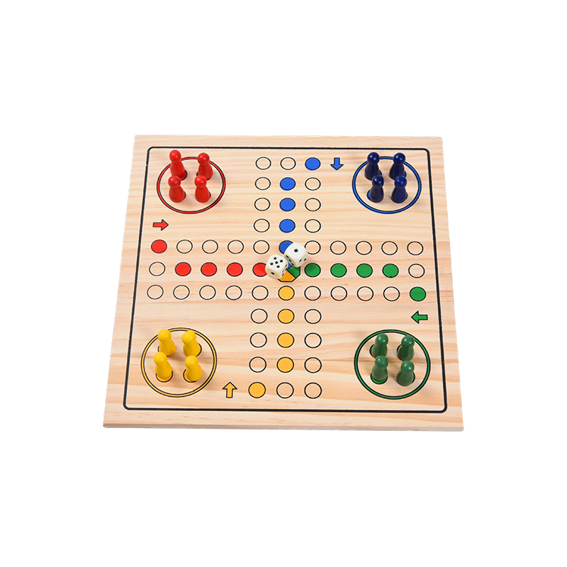 Family Entertainment Edition Klasická drevená stolová hra LUDO
